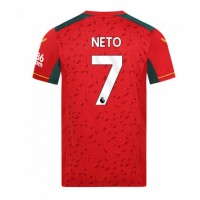 Pánský Fotbalový dres Wolves Pedro Neto #7 2023-24 Venkovní Krátký Rukáv